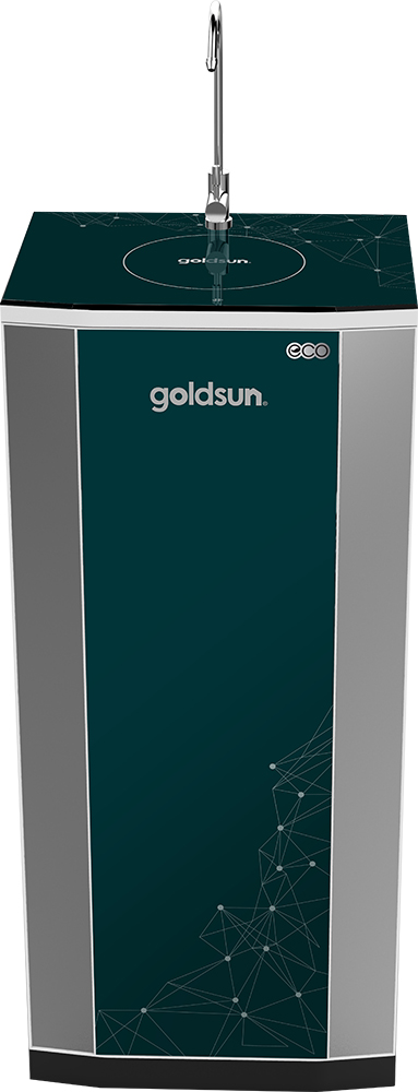 Máy lọc nước goldsun Eco 9 cấp có vỏ tủ - FA1302(G)
