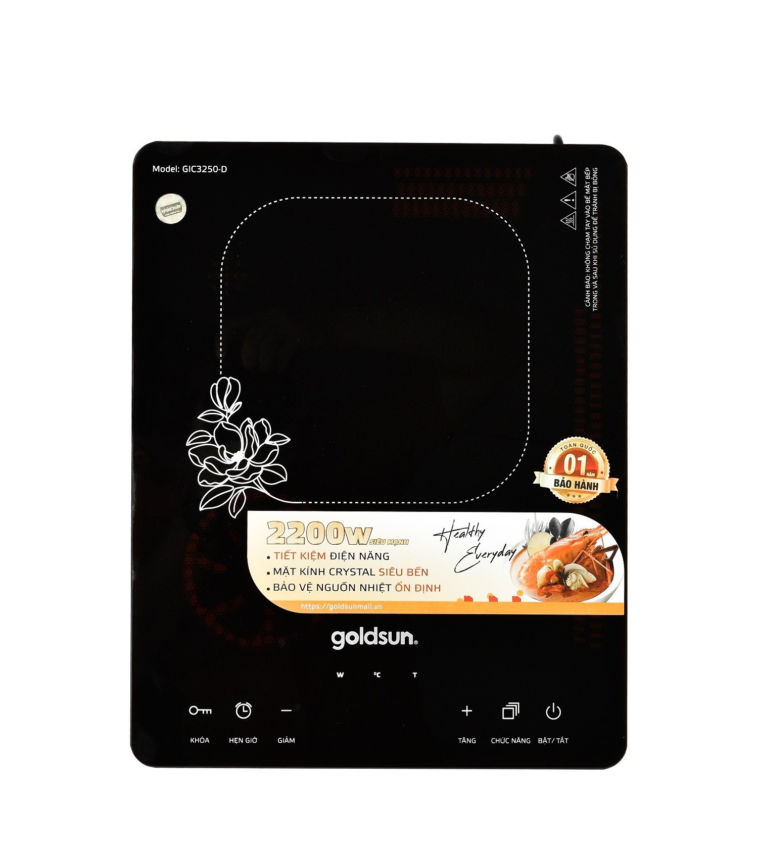 Bếp điện từ đơn Goldsun GIC3250-D