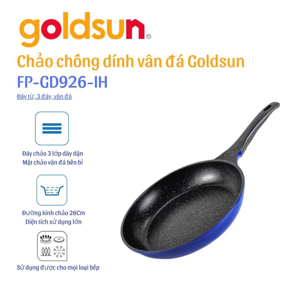 Chảo chống dính Goldsun FP-GD926-IH(BB)